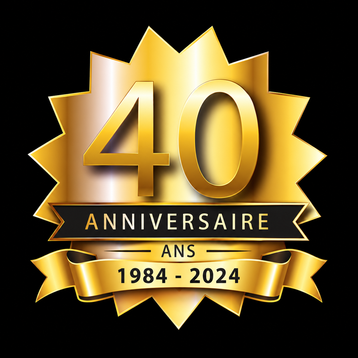 Médaille dorée du 40e anniversaire MPS — 1984–2024